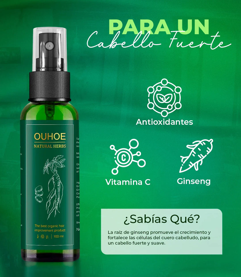 OUHOE™- CRECIMIENTO DE CABELLO Y CONTROL DE CAIDA