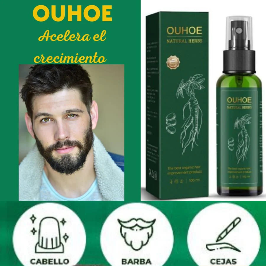 OUHOE™- CRECIMIENTO DE CABELLO Y CONTROL DE CAIDA